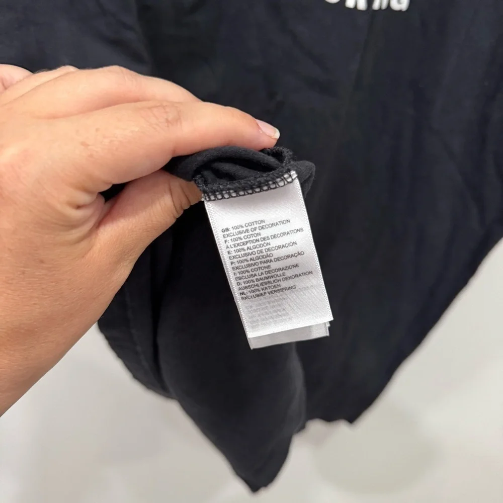 The North Face Black Short Sleeve T-Shirt Large Large Logo